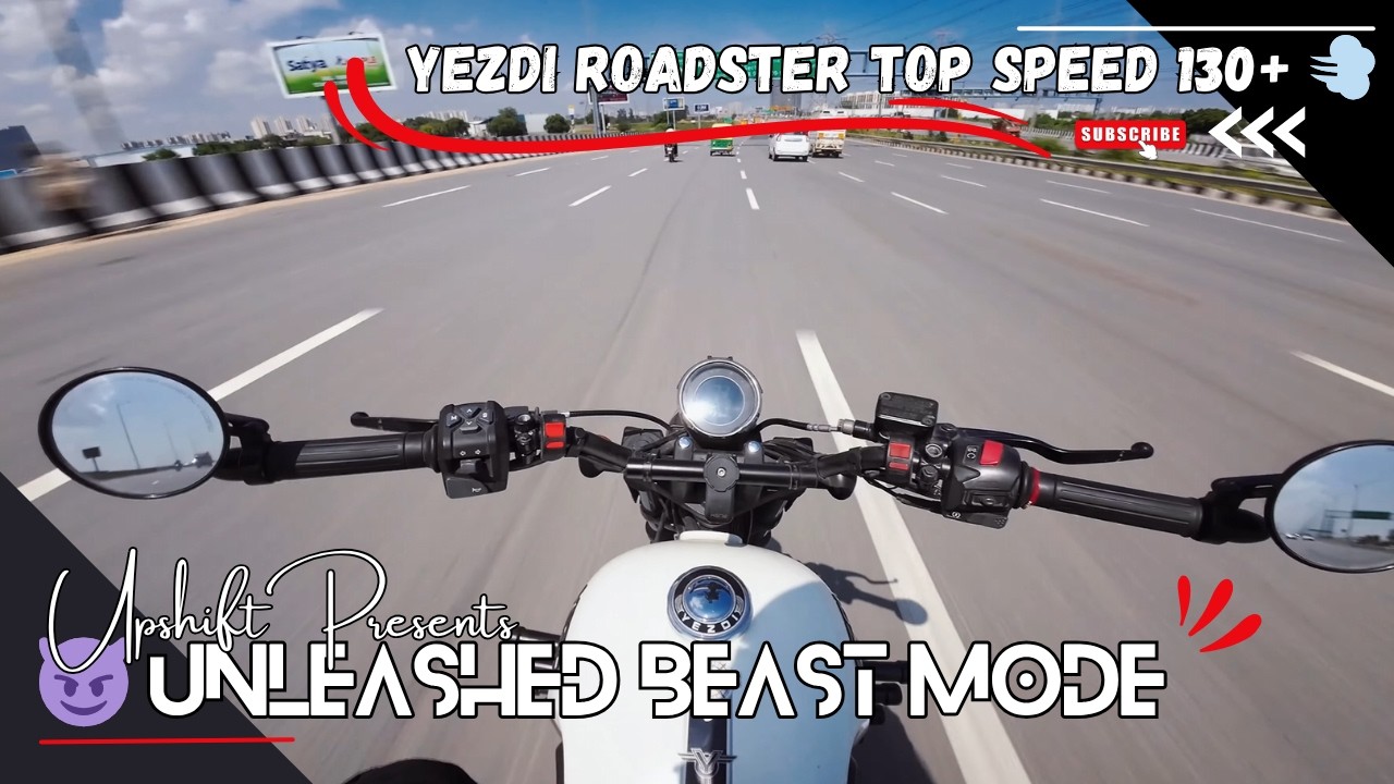 😈 UNLEASHED BEAST MODE! Yezdi Roadster TOP SPEED 130+ 💨 RAW EXHAUST ROAR!