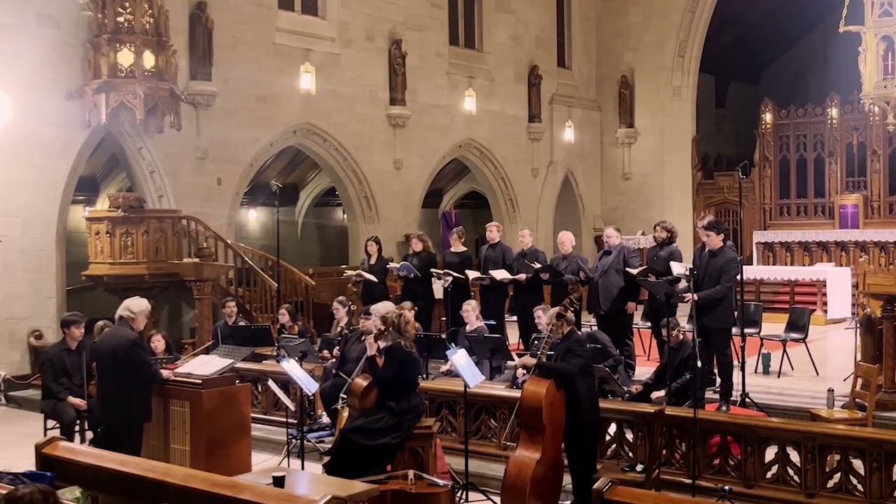 Ensemble L'Harmonie des saisons: J. S. Bach : St John Passion Excerpt : Philippe Gagné, Evangelist