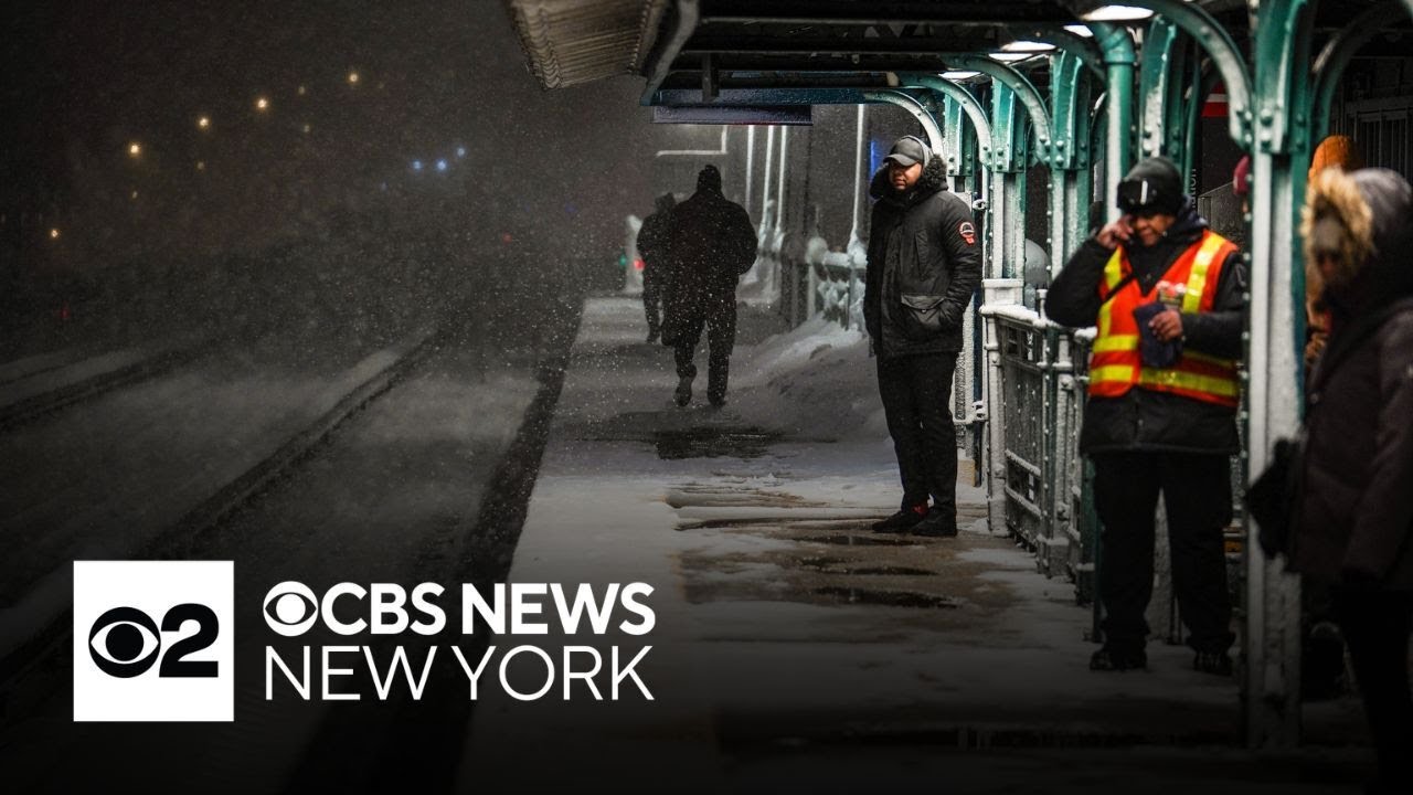 MTA says subways are running amid blizzard conditions