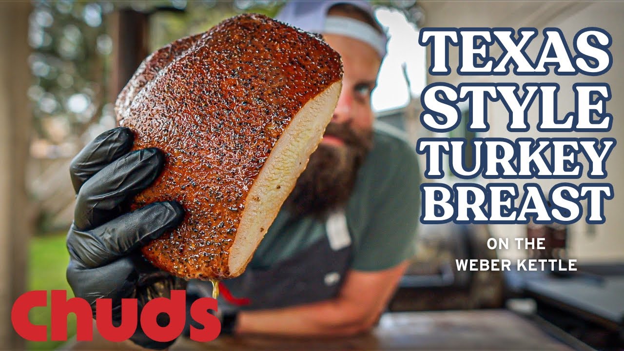 Smoked Texas Style Turkey Breast on a Weber Kettle! | Chuds BBQ