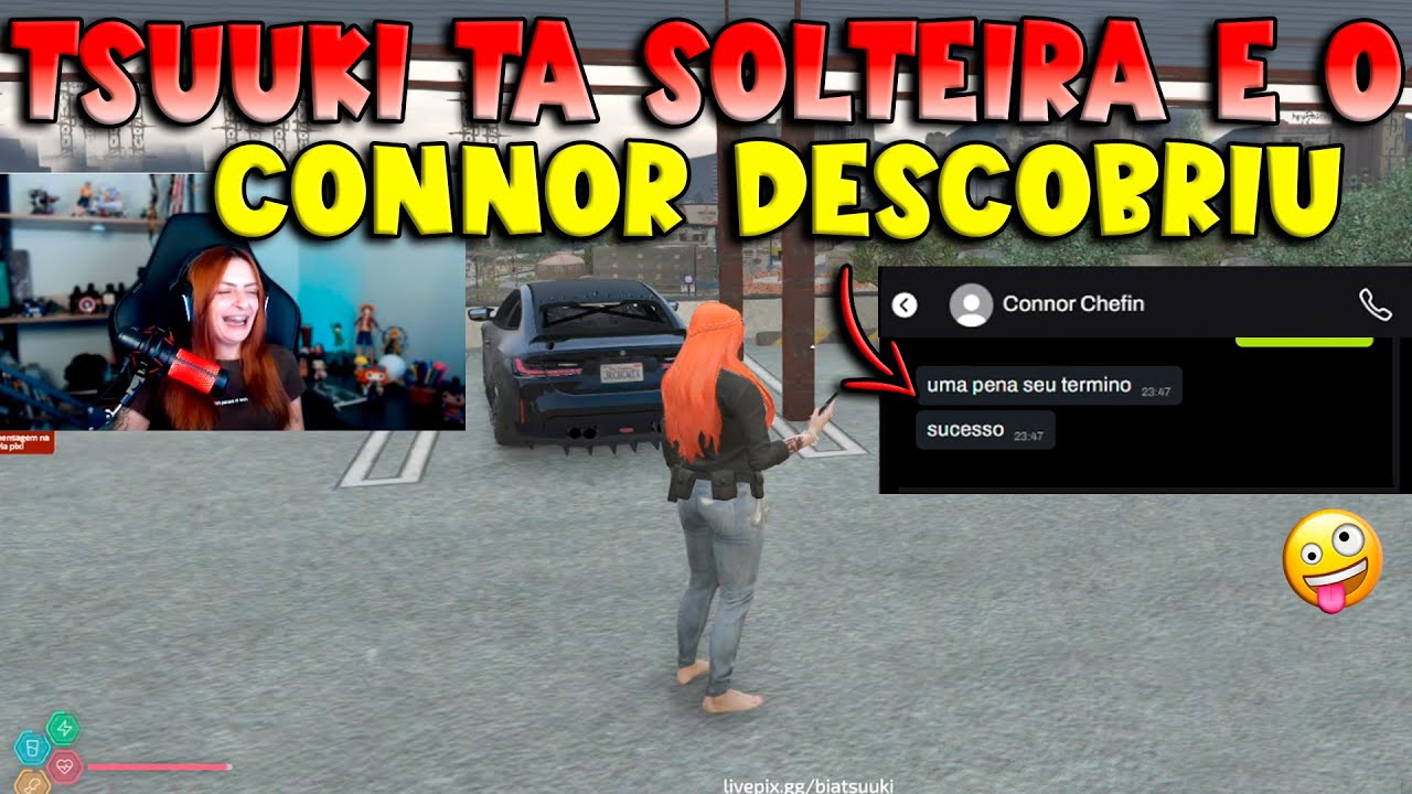 TSUUKI ESTA SOLTEIRA E O CONNOR DESCOBRIU E JÁ MANDOU MENDAGEM PARA ELA 😂🔥🫡 - KOGA GTA RP CLIPS
