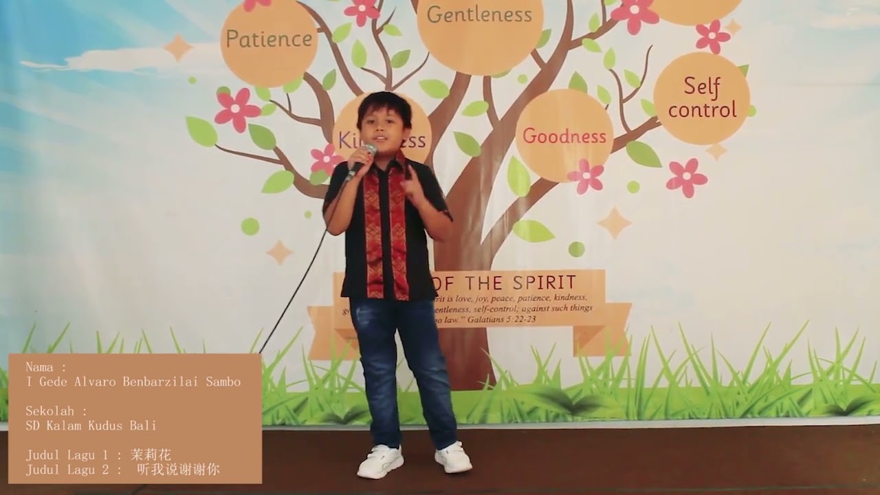Lomba IGUMI 2022: Menyanyi SD_I Gede Alvaro Benbarzilai Sambo_SD Kalam Kudus Bali