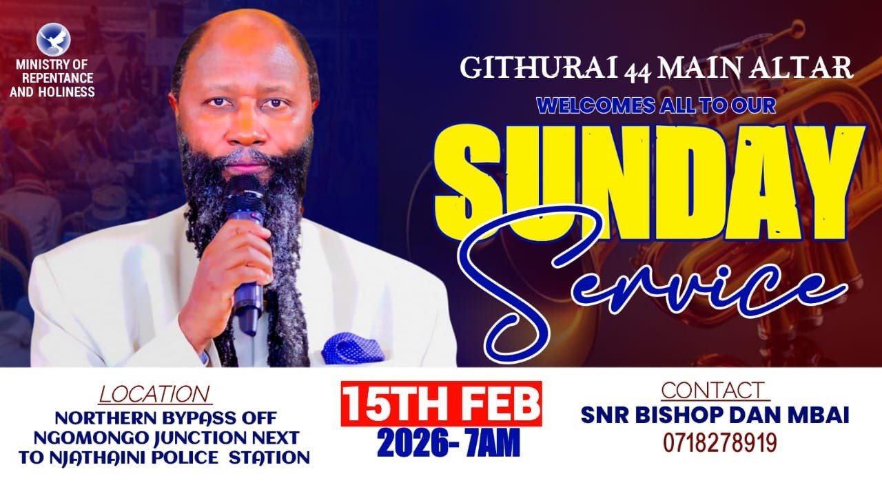 GITHURAI 44 MAIN ALTAR  SUNDAY SERVICE | 15TH FEBRUARY, 2026