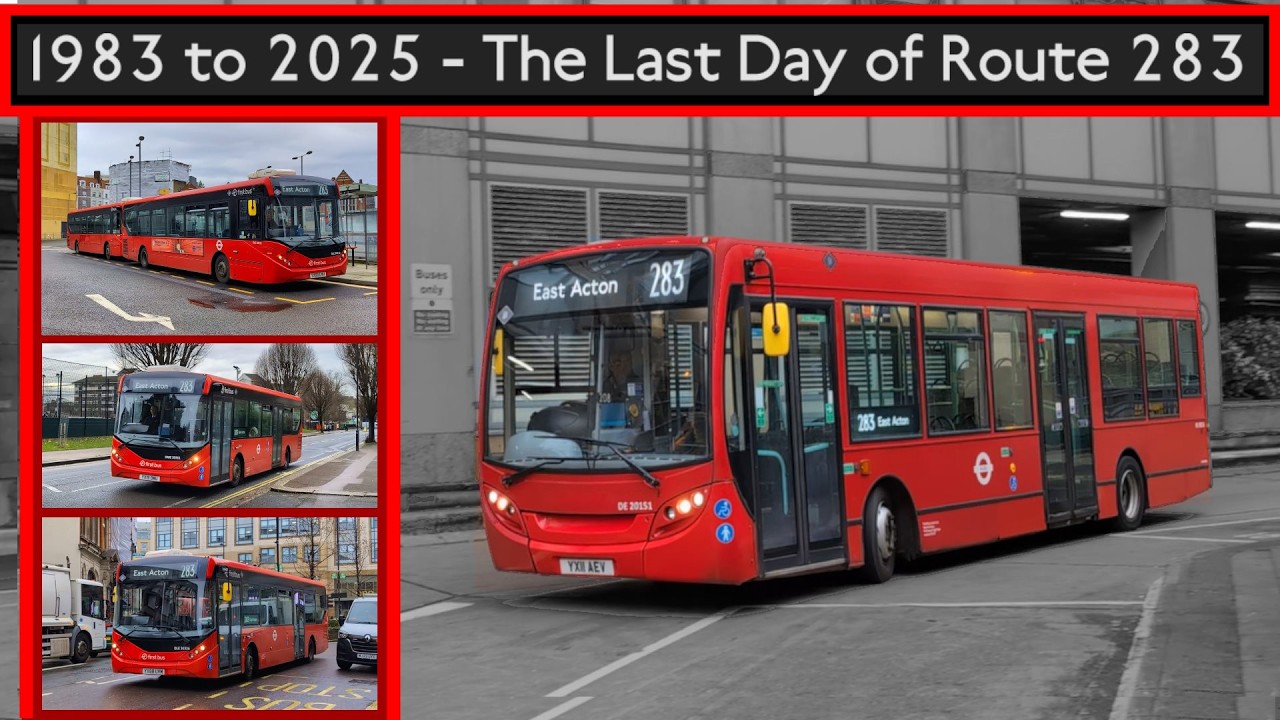 The LAST DAY of London Bus Route 283 Explained (To be Replaced by Routes 72 & N72)