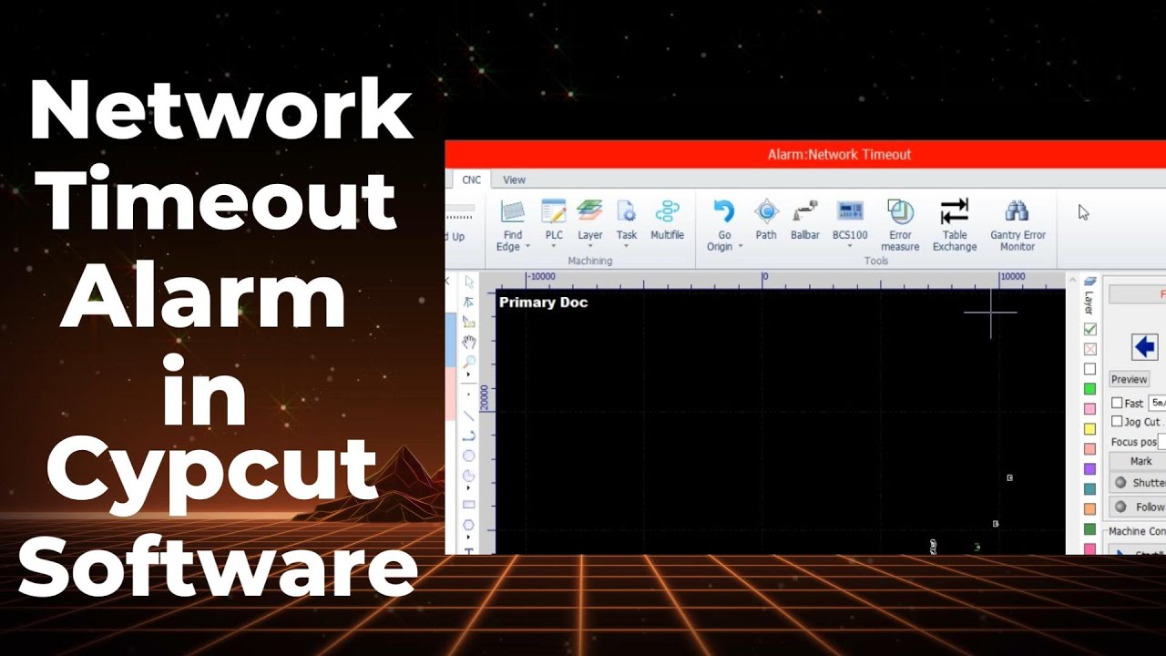 NETWORK TIMEOUT ALARM IN CYPCUT | SOLUTION OF FIBER LASER CUTTING #Networktimeoutalarm #cypcutissue