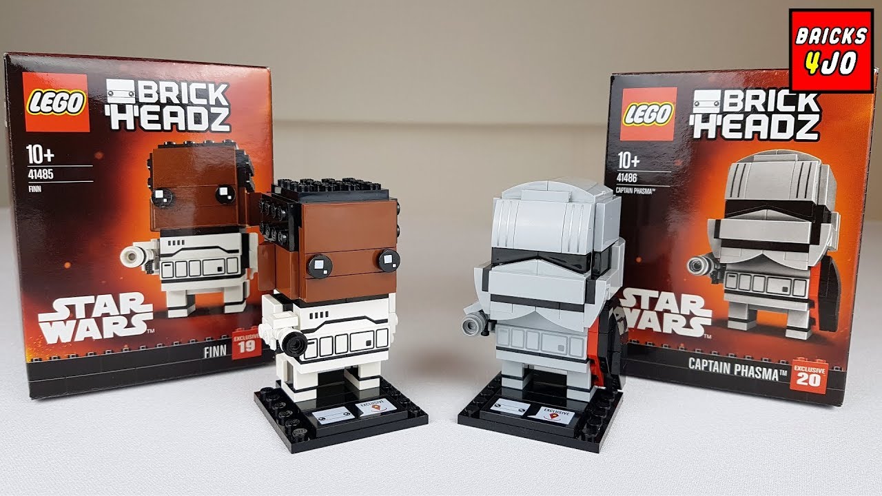 LEGO BrickHeadz 19 + 20 Star Wars Finn + Captain Phasma (41485, 41486) - Review deutsch -