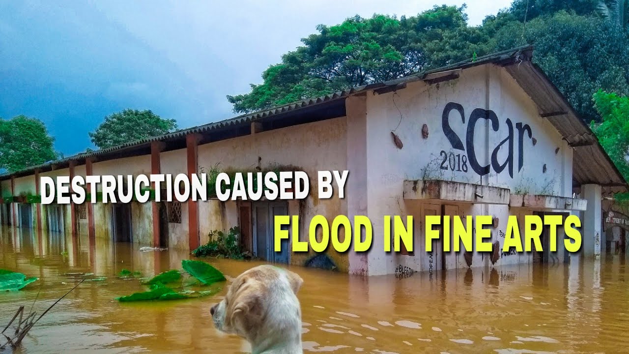 DESTRUCTION CAUSED BY FLOOD IN FINE ARTS UNIVERSITY OF SANSKRIT,KALADY| DOCUMENTARY