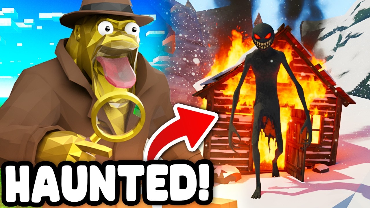 NEW SHADOW MONSTER in the HAUNTED CABIN UPDATE is INSANE! (Animal Company VR)