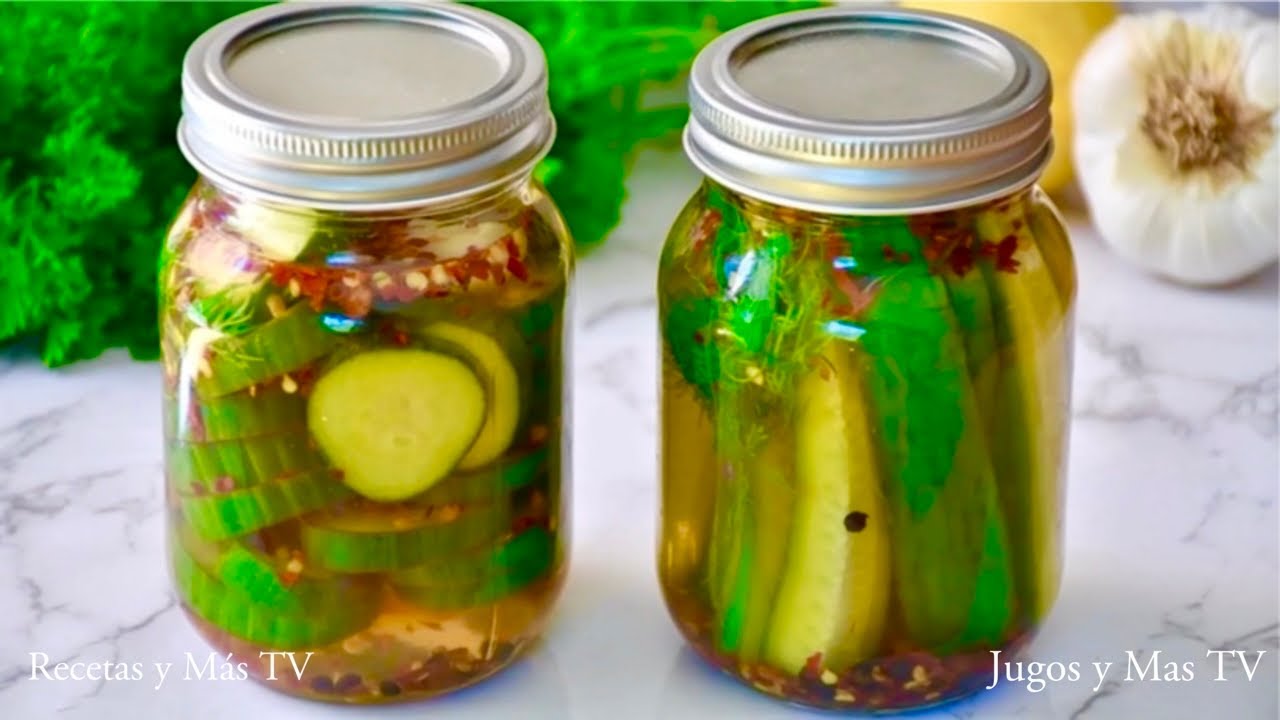 Encurtido de Pepino rico, facil y diferente