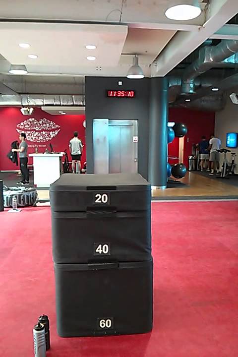 1.2 metre box jump.