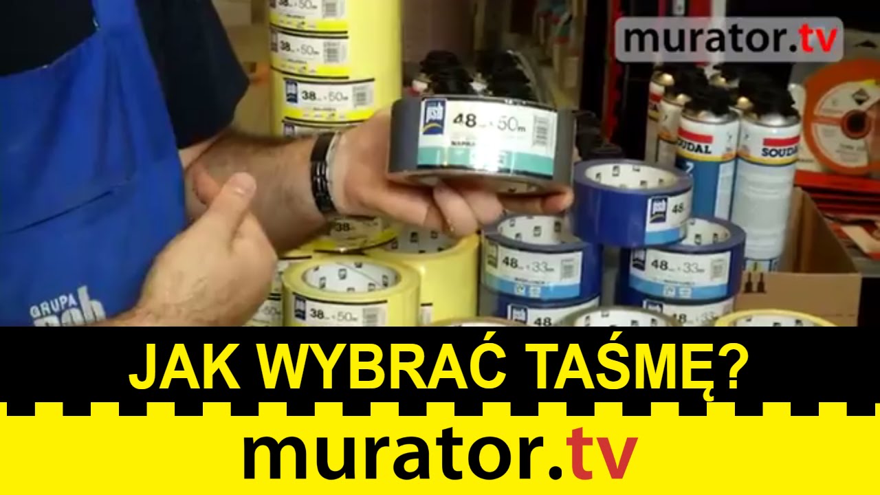 Taśmy malarskie, ochronne i naprawcze - WYBÓR NA 5