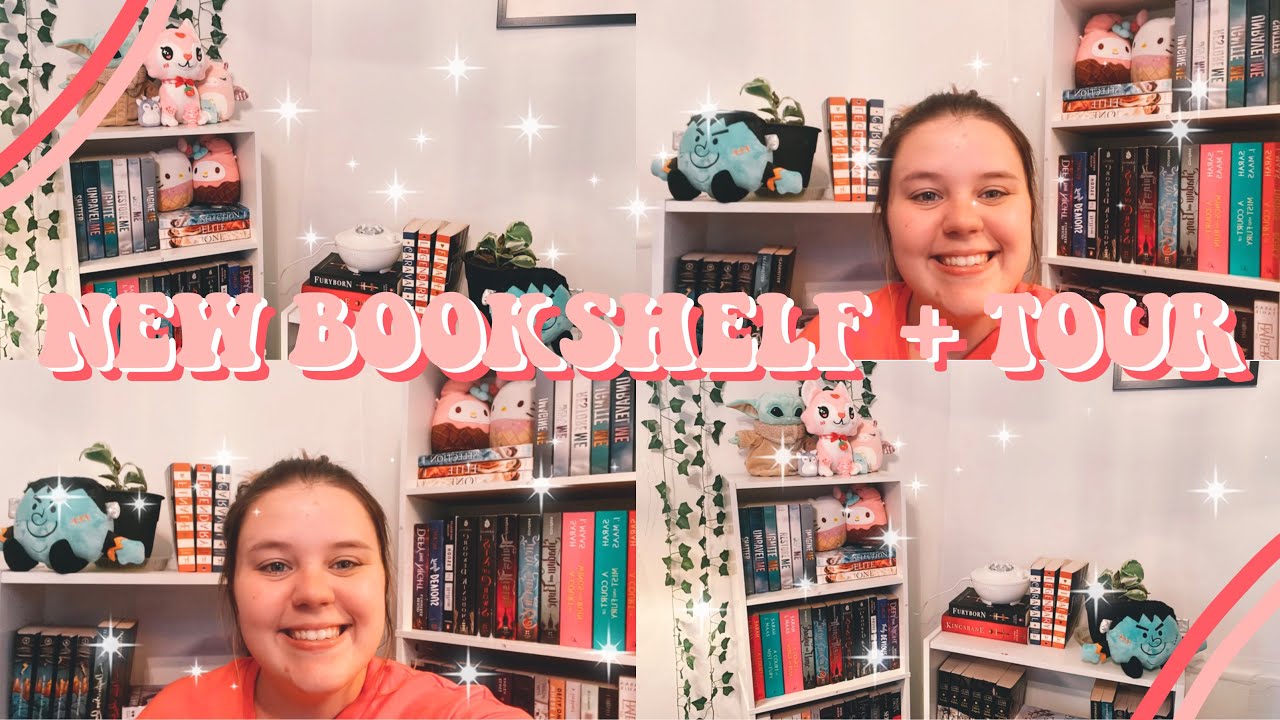 BUILD AND REORGANIZE MY NEW BOOKSHELF WITH ME + BOOKSHELF TOUR