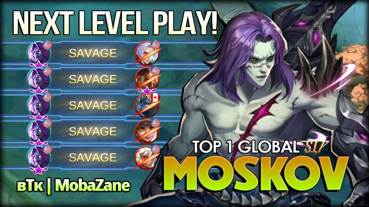 8 SAVAGE!! Another Level Monster! ʙTᴋ | MobaZane Top 1 Global Moskov - Mobile Legends: Bang Bang