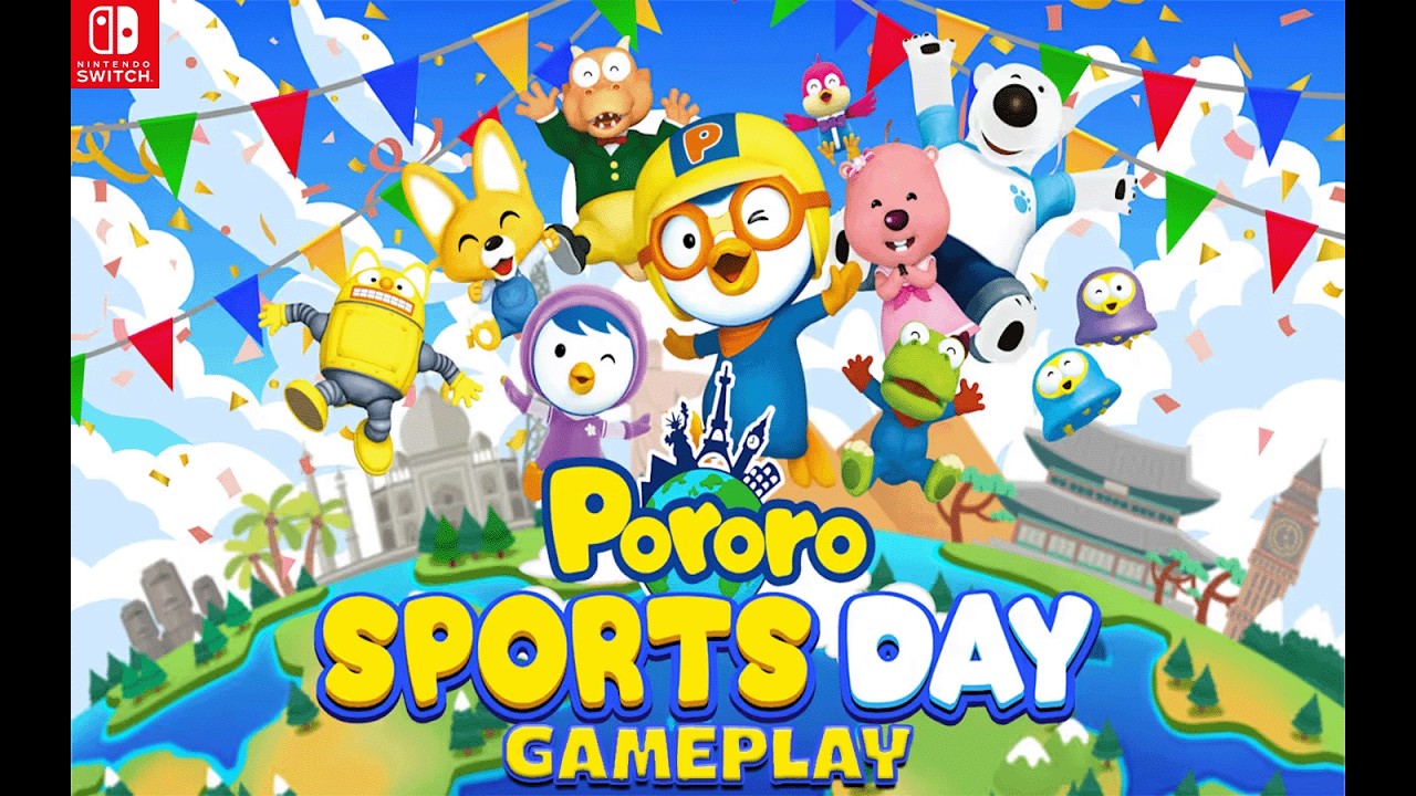 Your favorite indie party game - Pororo Sports Day [Switch] [HD] Gameplay