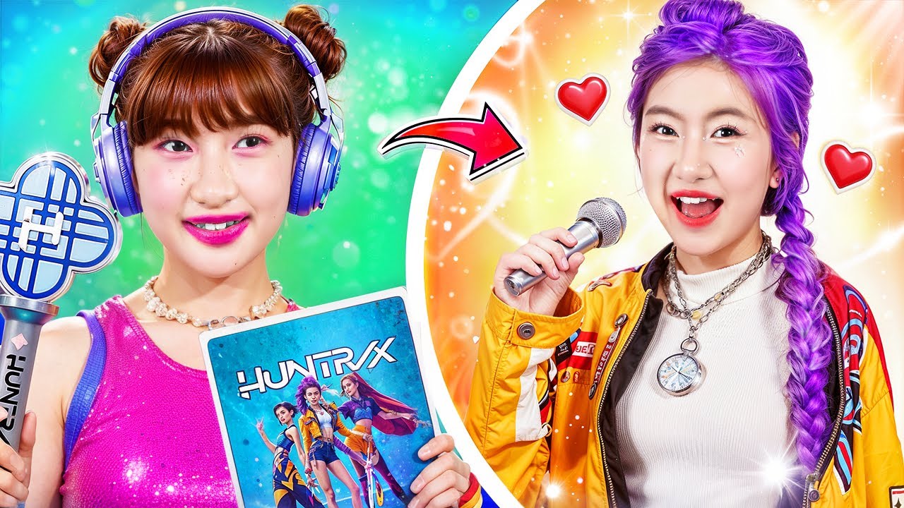 Уродливая Девушка Стала Руми Из K-pop Demon Hunter! Никто Не Знает Мой Секрет!