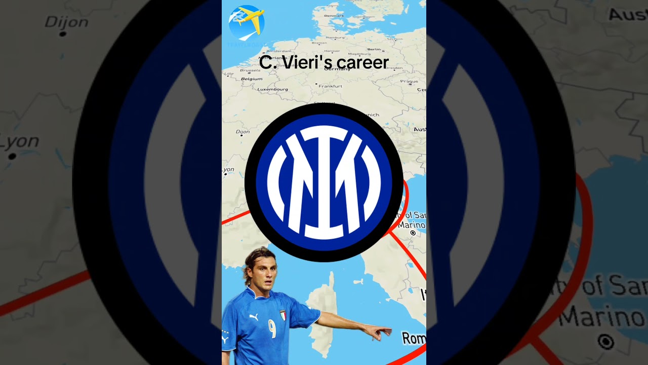 Christian Vieri's career🇮🇹