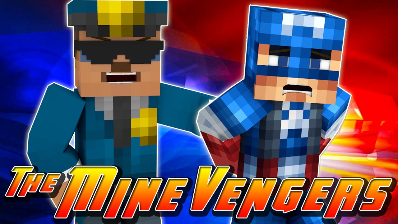 Minecraft MineVengers - CAPTAIN AMERICA GETS ARRESTED!!!