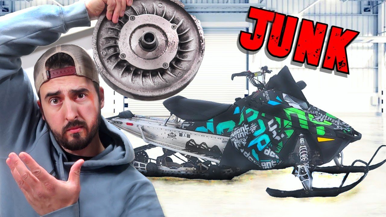 WE FIXED THE SNOWMOBILE !! (Polaris Assault 800 Problems)