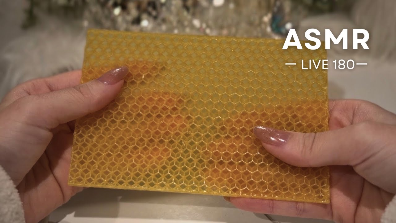 ASMR Earphone Mic Lo-fi (No talking,No mouth sounds) Live 180
