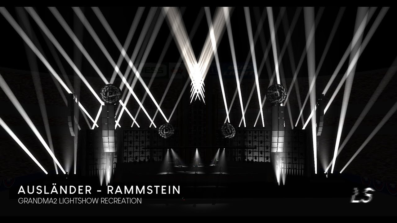 Ausländer - Rammstein (Lightshow Recreation GrandMA2)