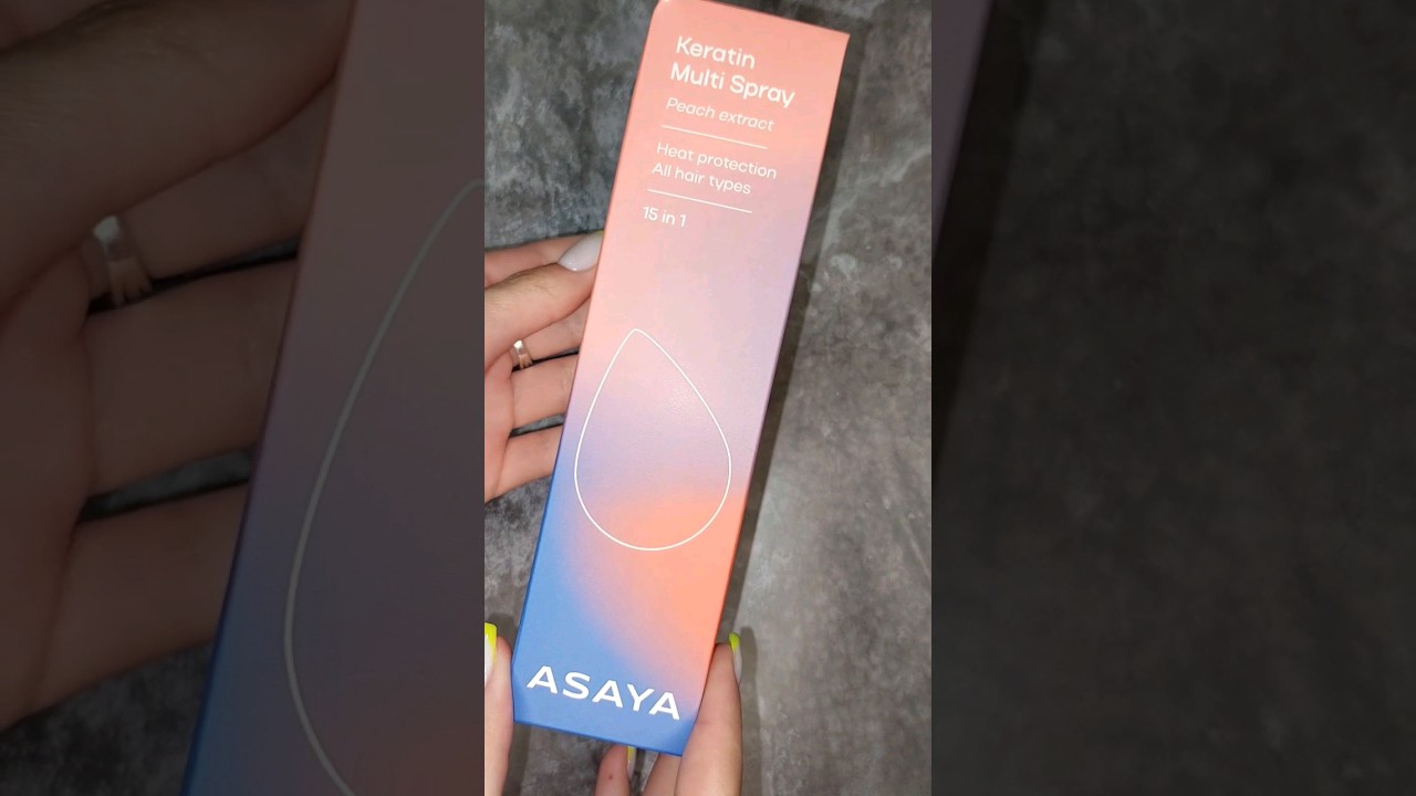 МНОГОФУНКЦИОНАЛЬНЫЙ СПРЕЙ 15 В 1 🍑 ASAYA #skincare #makeuptutorial #уходзаволосами #asaya #keratin