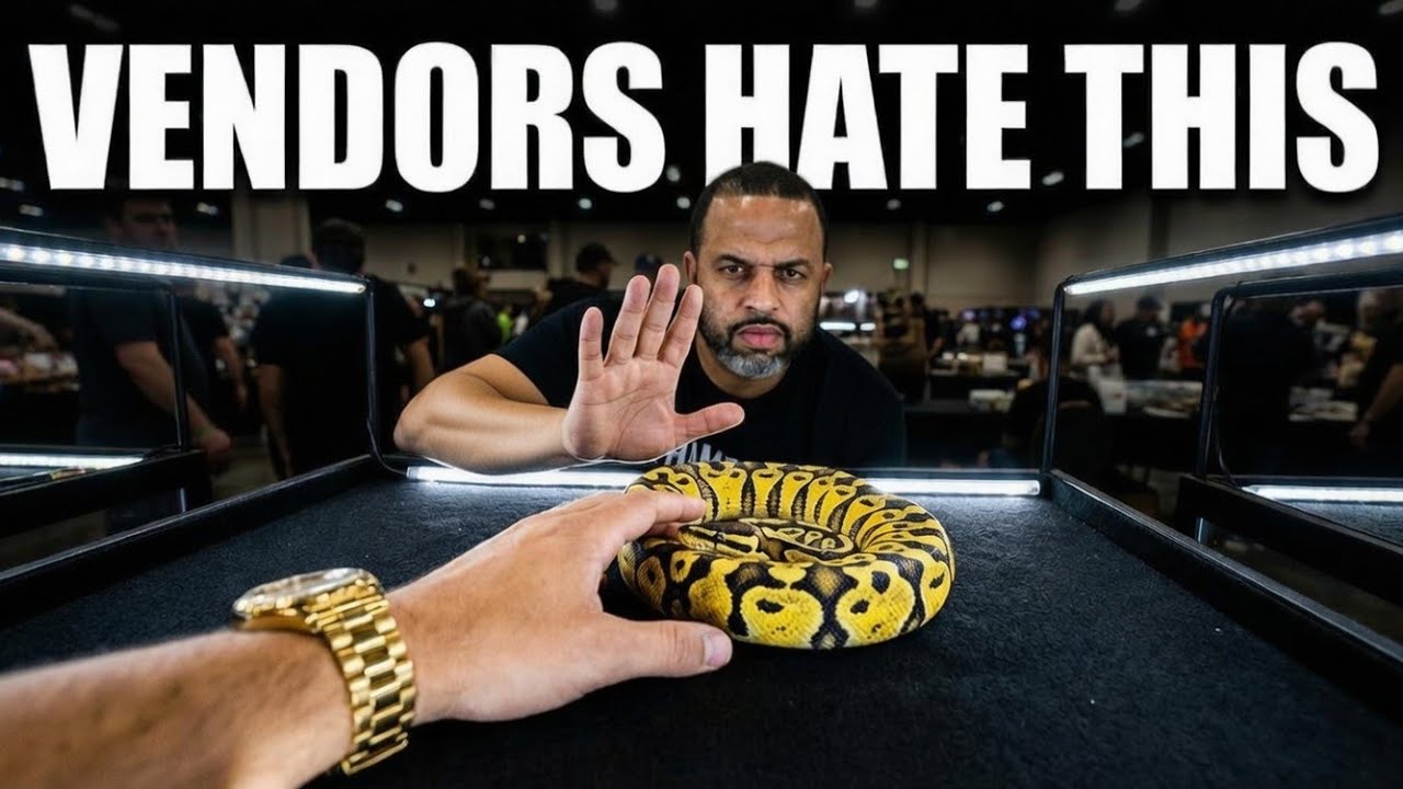 DO NOT Do This At A Reptile Expo! 