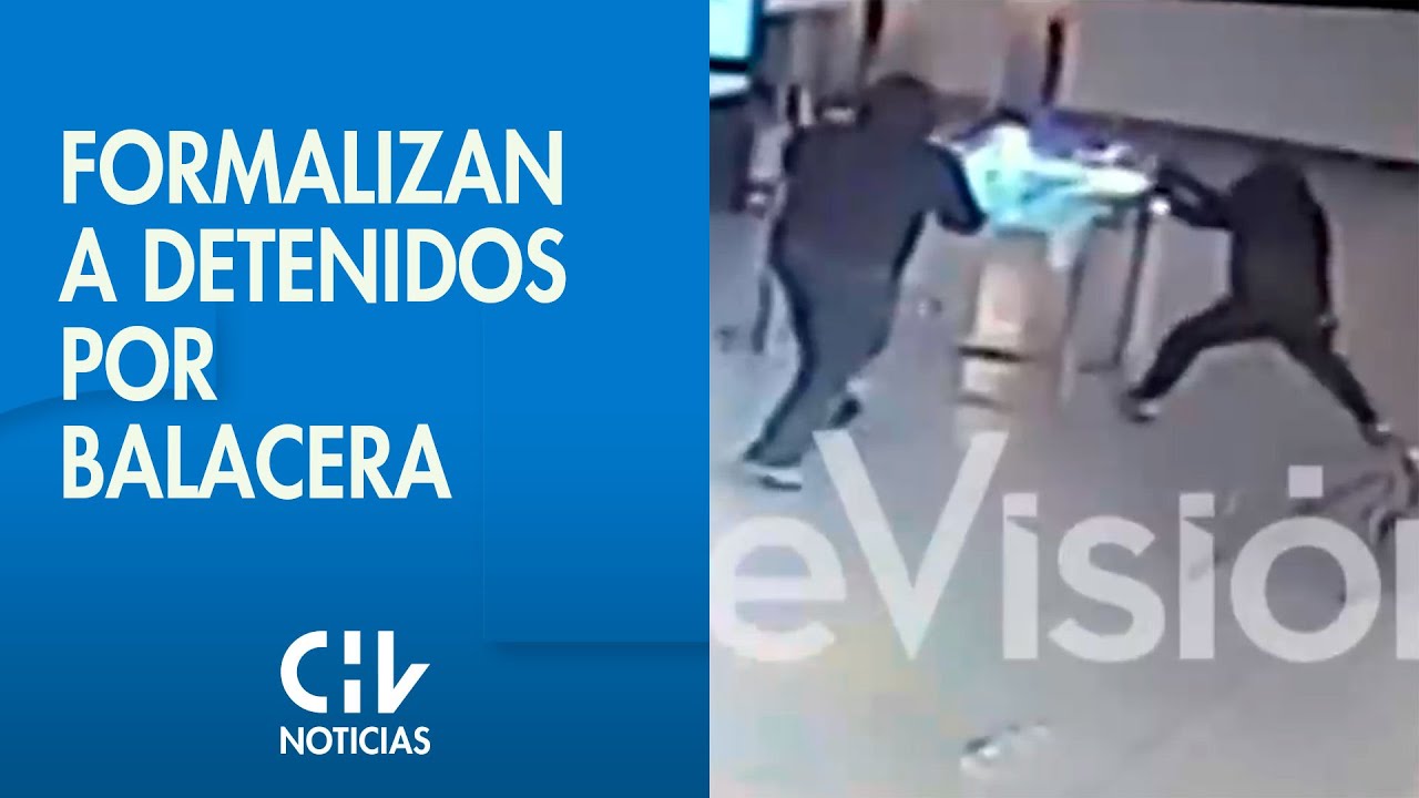 ASALTO EN LA FLORIDA | Detenidos son formalizados tras balacera afuera de mall - CHV Noticias