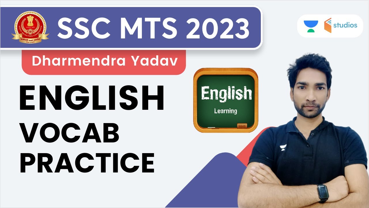 English | Vocab Practice | SSC MTS 2023 | Dharmendra Yadav