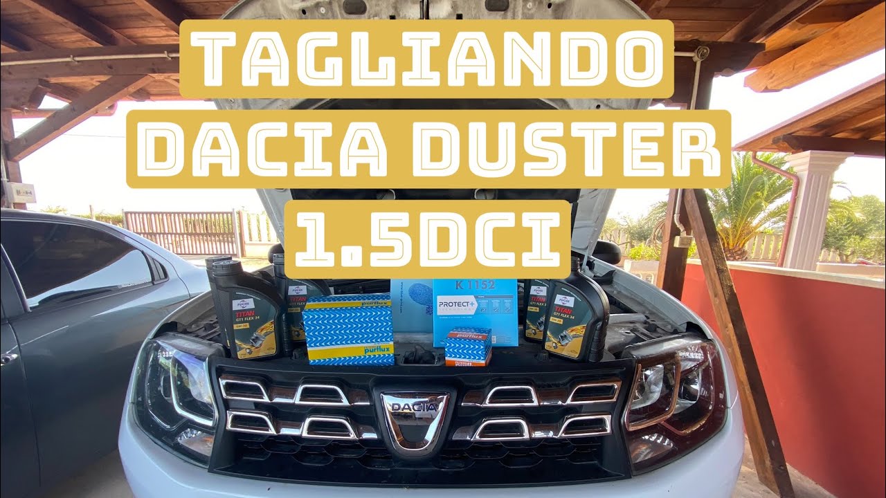 Tagliando Dacia Duster 1.5dci #faidate #renault #manutenzione