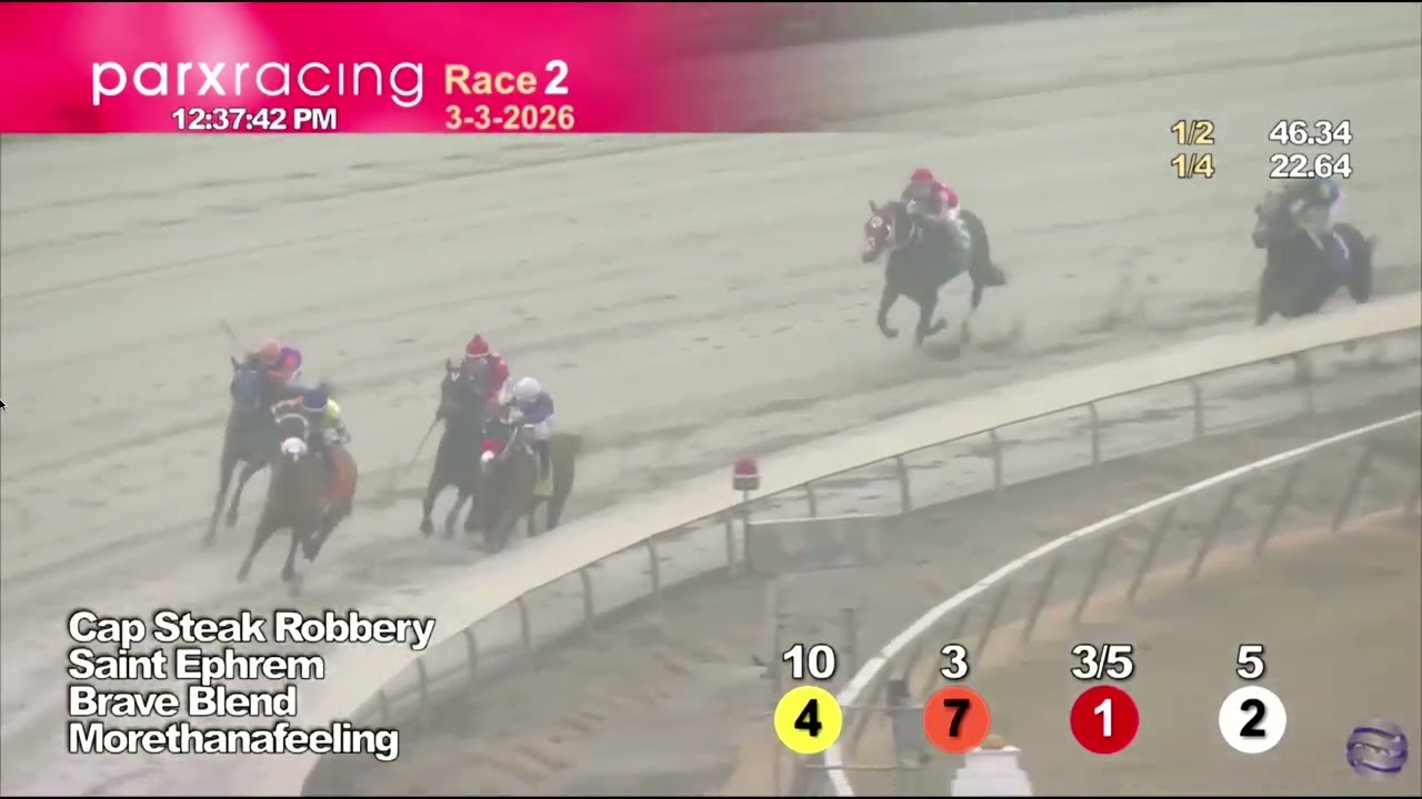 2da Carrera de Parx Racing | Martes 3 de Marzo de 2026
