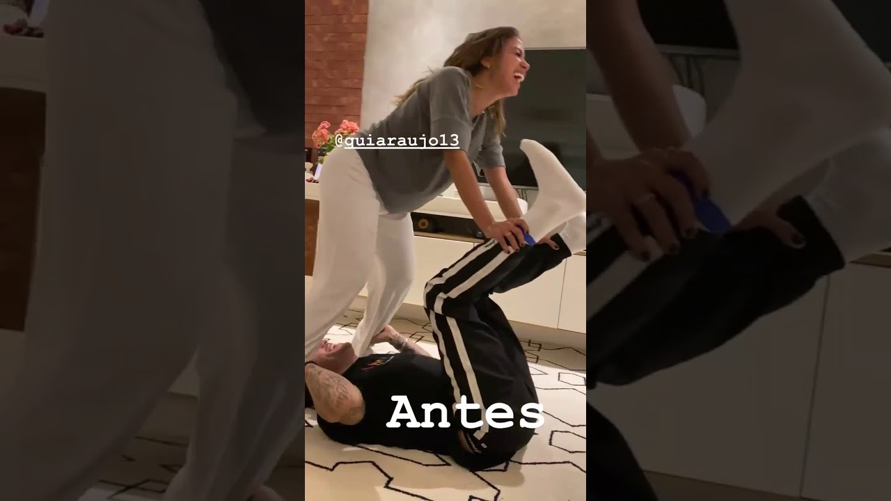 Anitta e Gui Araújo se divertindo juntos durante quarentena