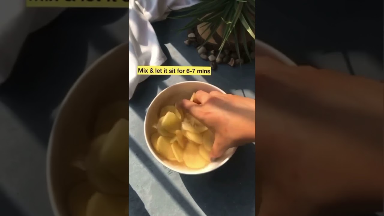 No Oil Potato Chips | Make Chips with 1 spoon  Oil🥰