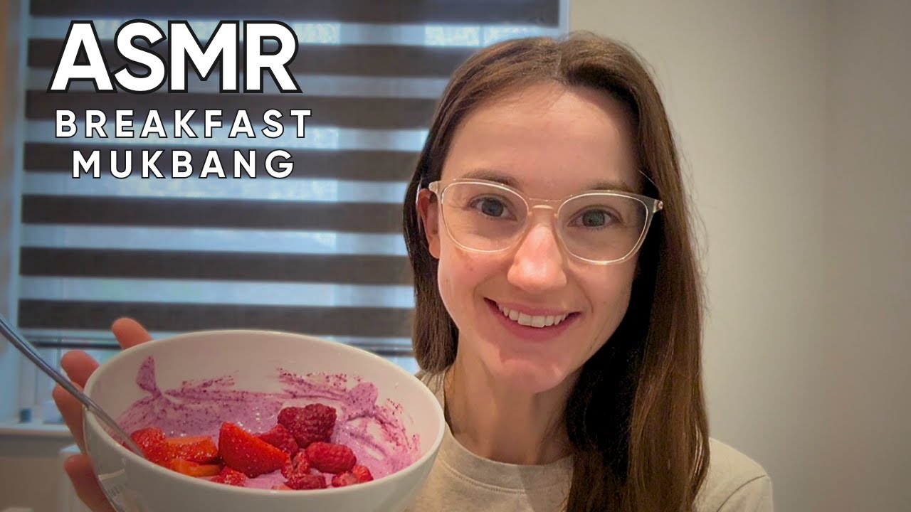 Wholesome Breakfast ASMR 🥝 🍓 cosy calm vibes & life recently!