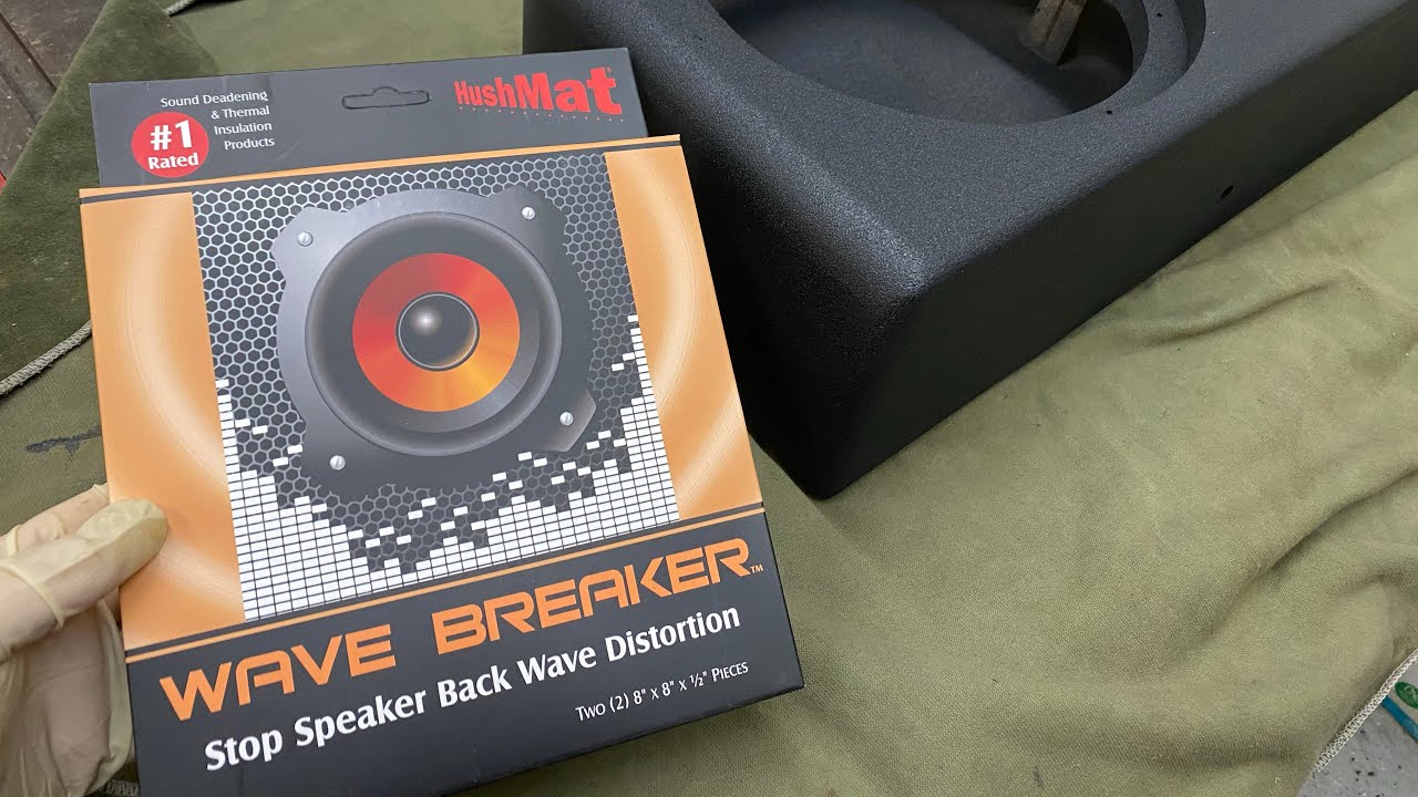 Improve your sound! Make your speakers sound better! Hushmat Wave Breaker
