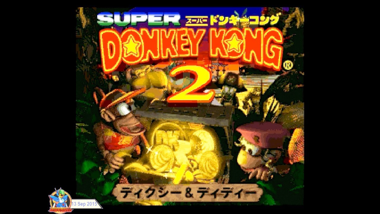 [L] Super Donkey Kong 2/スーパードンキーコング2 ディクシー&ディディー (1995, SNES) - 102% Full Longplay [1080p60]