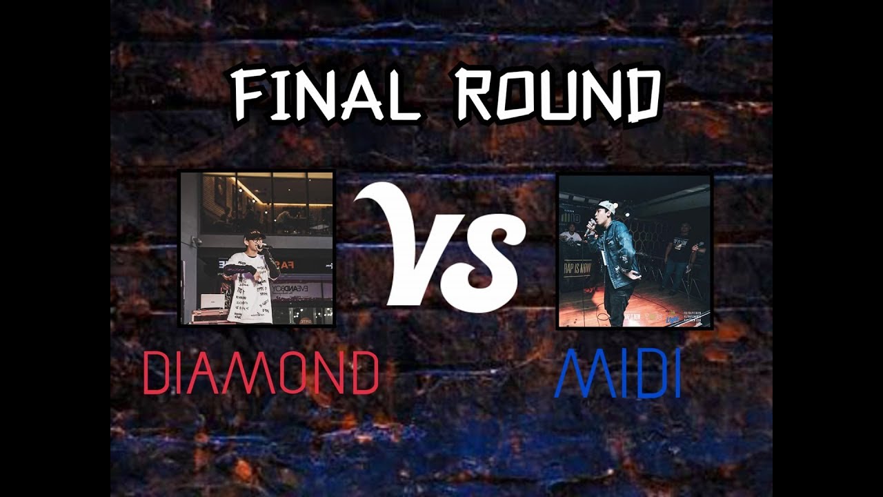 ชิงแชมป์ : DIAMOND FT. G-BEAR VS MIDI [ Final player ] | AreaRapVol.2