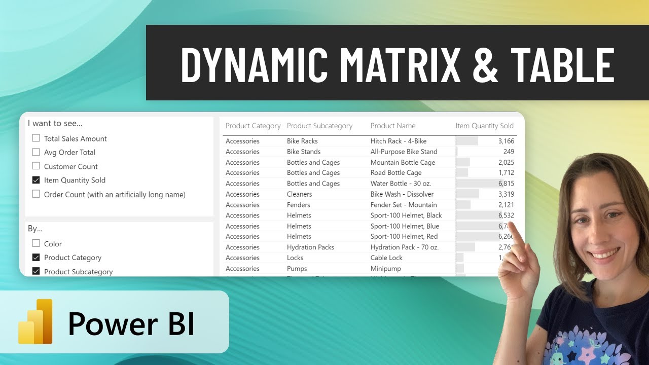 Динамические таблицы в Power BI — параметры полей с условным форматированием!