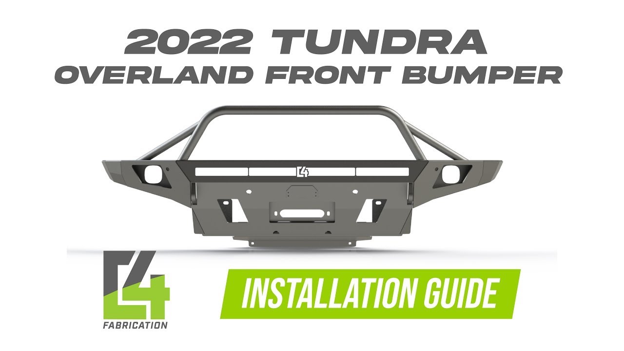 2022 Tundra Overland Front Bumper Installation