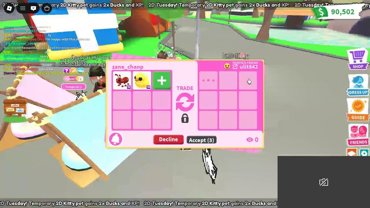 Starting over in AdoptMe to get my friends inventory || Part 17