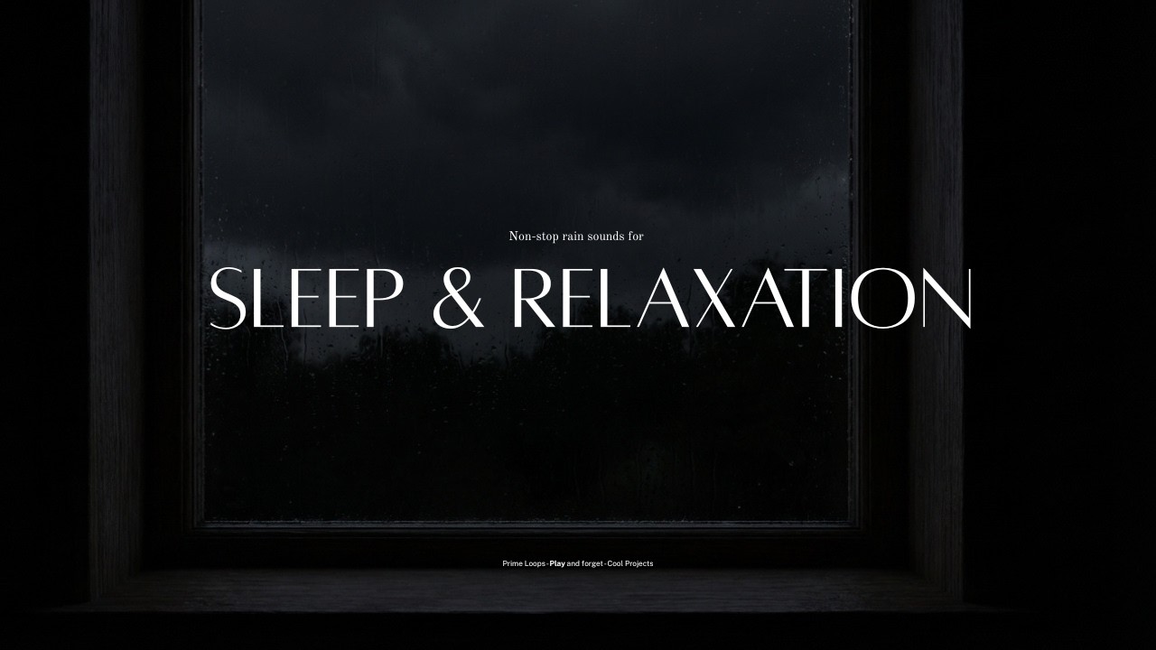 A Rainy Night - Enjoy 2hrs of RELAXING rain sounds (ASMR) With Timer