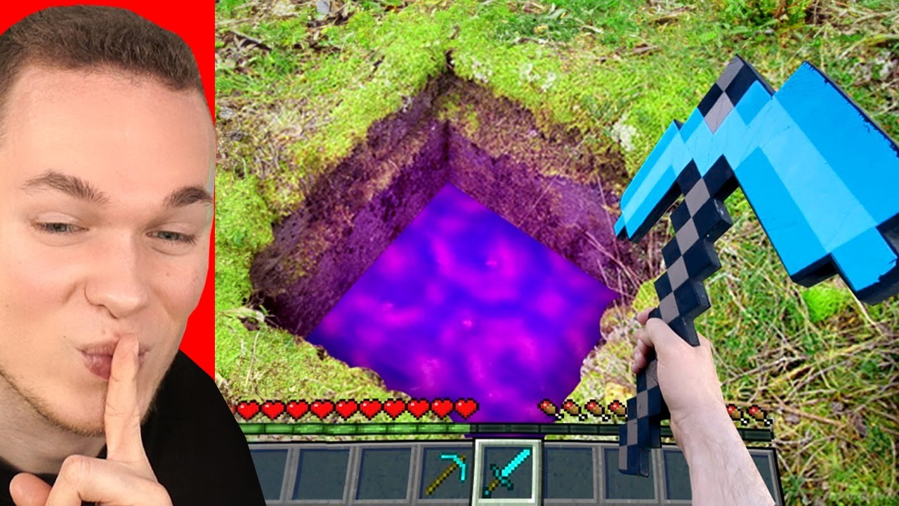 Ich SPIELE MINECRAFT im ECHTEN LEBEN!