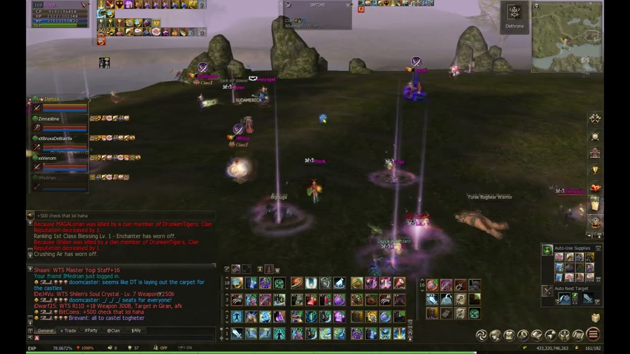 Lineage 2 Chronos - Siege Mass PvP: 2022 May 08