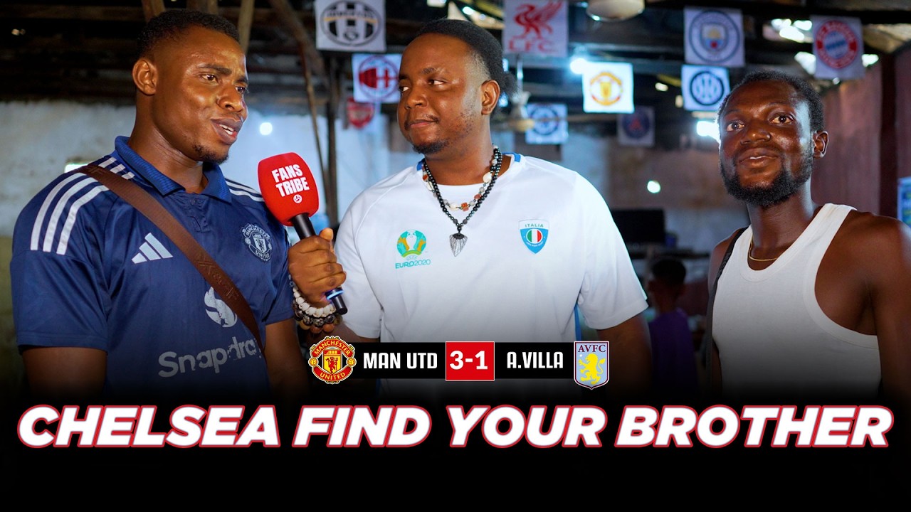 MANCHESTER UNITED 3-1 ASTON VILLA ( Maguire & Olu  - NIGERIAN FANS REACTION) - Premier League 25/26