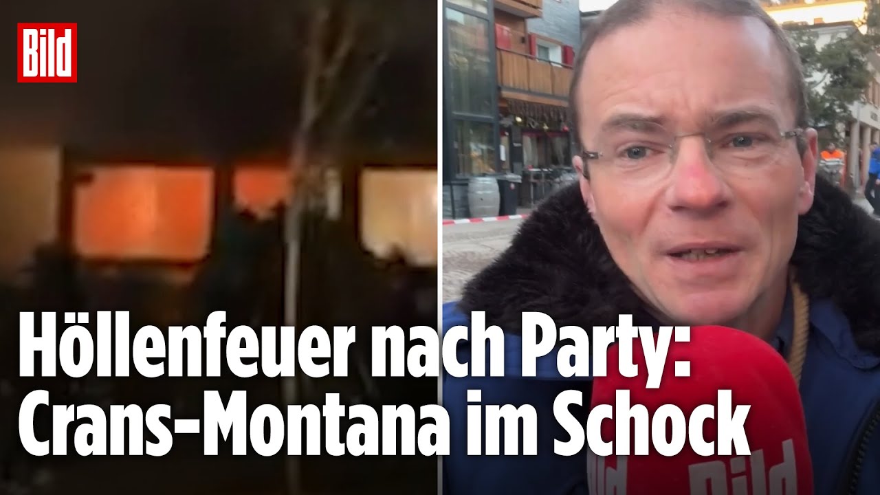 SCHOCK IN DER SCHWEIZ: Brand in Bar fordert &uuml;ber 40 Tote &ndash; &bdquo;Hinter mir fahren die Leichenwagen vor&ldquo;