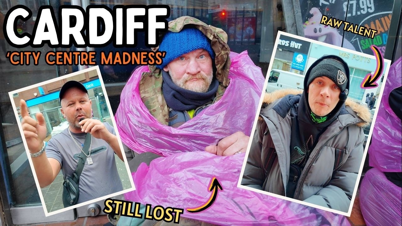 MADNESS IN CARDIFF CITY CENTRE