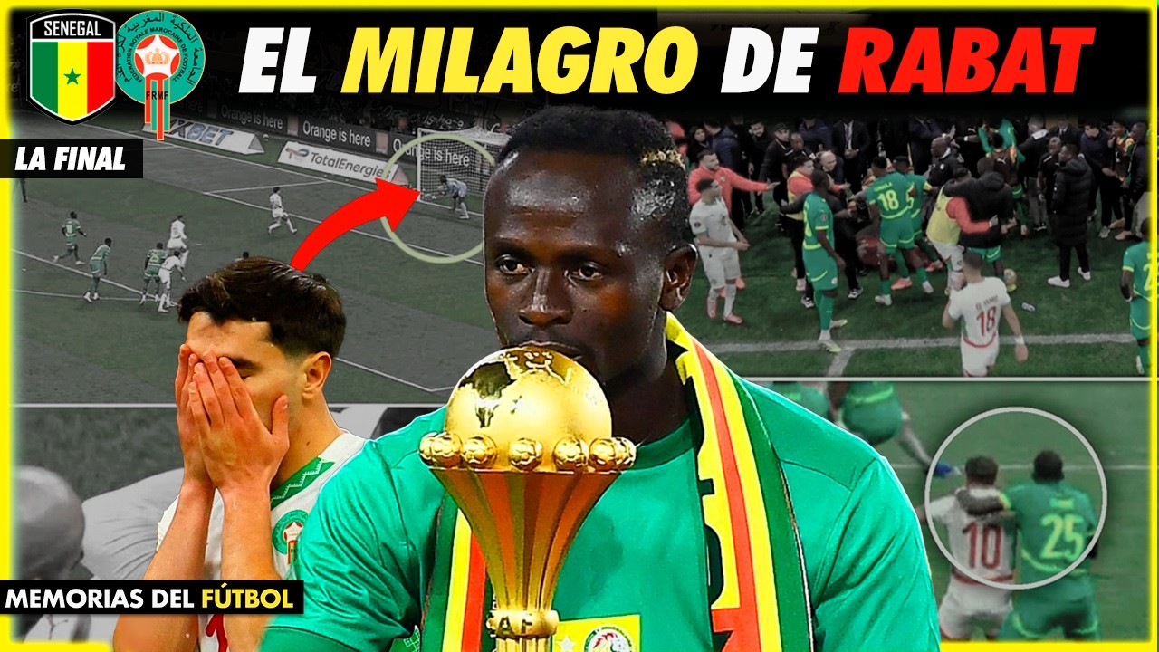 SENEGAL Campe&oacute;n COPA &Aacute;FRICA🏆🇸🇳 La Final M&aacute;s Pol&eacute;mica y Salvaje Jam&aacute;s Jugada