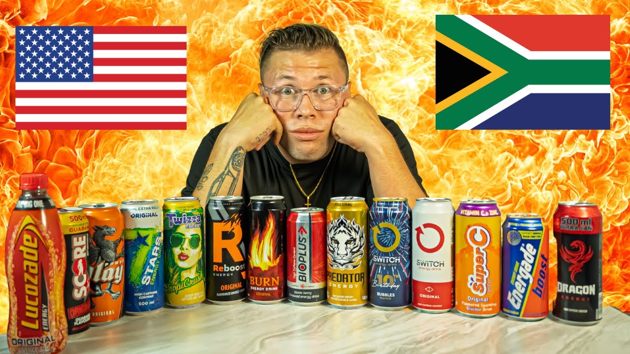 🇿🇦 South African Energy Drinks vs U.S 🇺🇸 It’s Not Even Close 😩💥