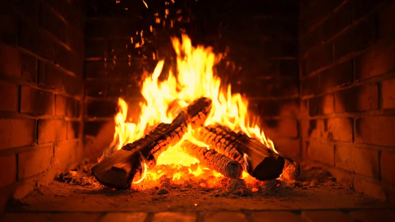 🔥 Fireplace UHD! Fireplace with Crackling Fire Sounds | Relaxing Fireplace Ambience