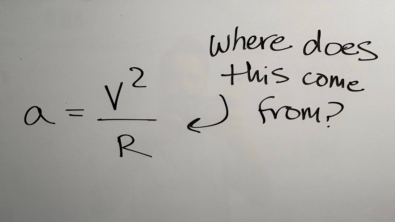 Deriving Centripetal Acceleration