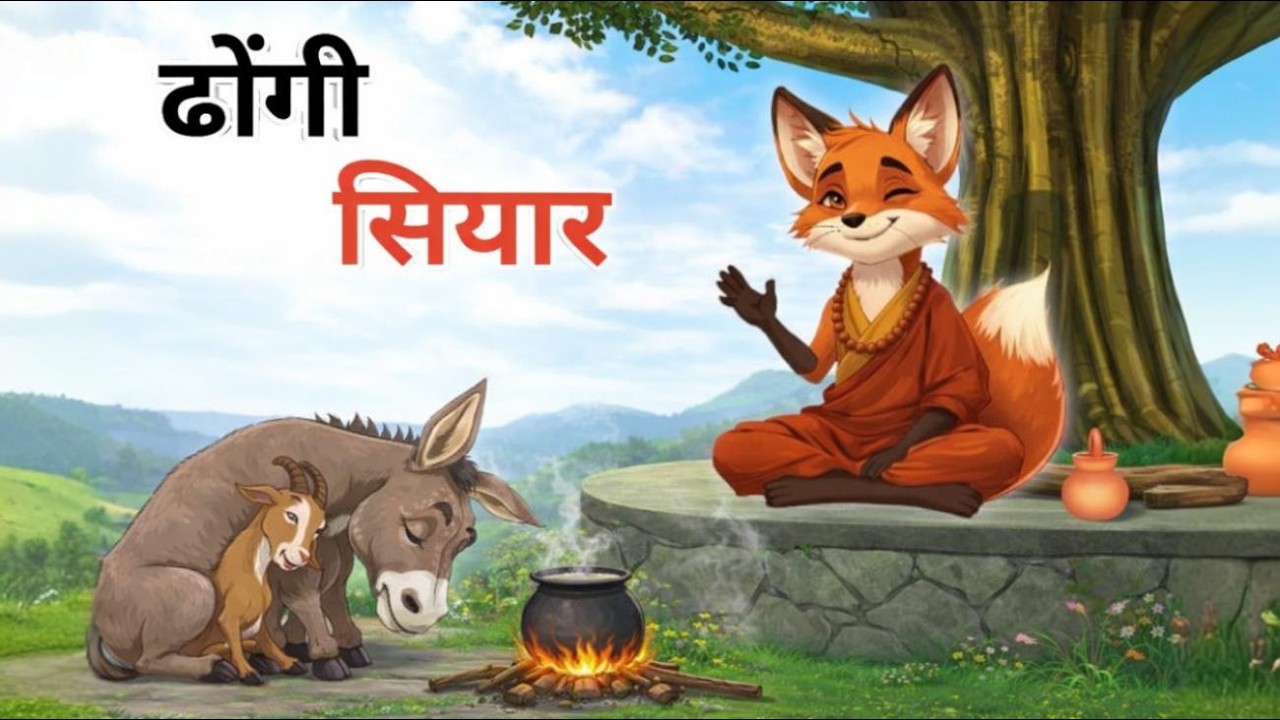 ढोंगी सियार | Dhongi Siyar | Hindi Kahaniya | Moral Stories | new Kahani | cartoon Video | Kahani